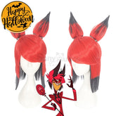 【In Stock】Anime Hazbin Hotel Cosplay Alastor Wig Wigs